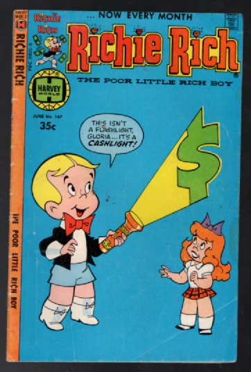 Richie Rich: The poor little rich boy:#161,#167 and #200